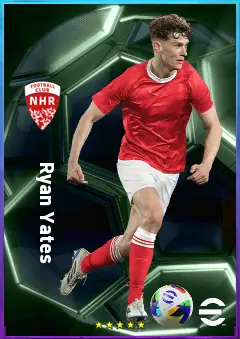 Ryan Yates eFootball 2026 player card, 80 OVR DMF