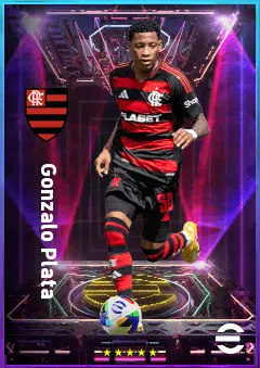 Gonzalo Plata eFootball 2026 player card, 80 OVR RWF