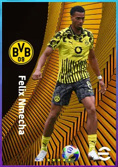 Felix Nmecha eFootball 2026 player card, 81 OVR DMF
