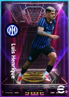 Luis Henrique eFootball 2026 player card, 79 OVR LWF