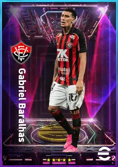 Gabriel Baralhas eFootball 2026 player card, 80 OVR CMF
