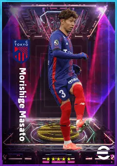 Morishige Masato eFootball 2026 player card, 76 OVR CB