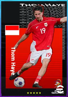 Thom Haye eFootball 2026 player card, 79 OVR DMF