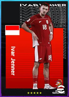 Ivar Jenner eFootball 2026 player card, 78 OVR DMF