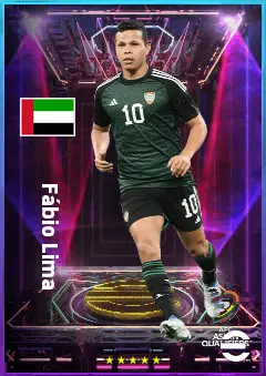Fábio Lima eFootball 2026 player card, 81 OVR AMF