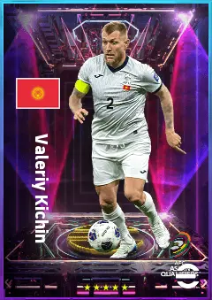 Valeriy Kichin eFootball 2026 player card, 78 OVR CB
