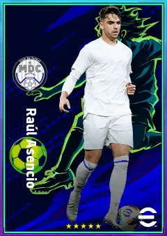 Raúl Asencio eFootball 2026 player card, 70 OVR CB