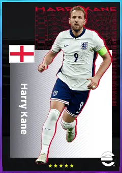Harry Kane eFootball 2026 player card, 85 OVR CF