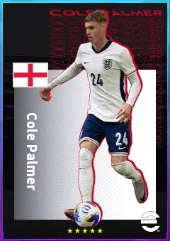 Cole Palmer eFootball 2026 player card, 86 OVR AMF