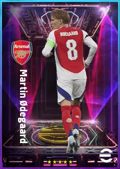 Martin Ødegaard eFootball 2026 player card, 85 OVR AMF