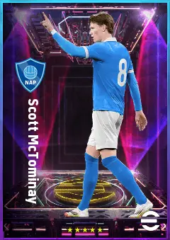 Scott McTominay eFootball 2026 player card, 81 OVR DMF