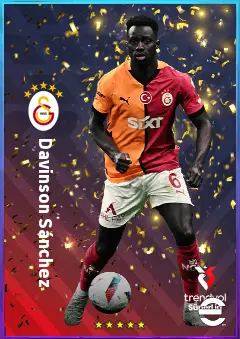 Davinson Sánchez eFootball 2026 player card, 80 OVR CB