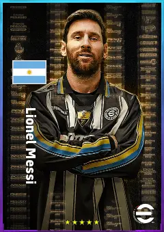 Lionel Messi eFootball 2026 player card, 84 OVR RWF