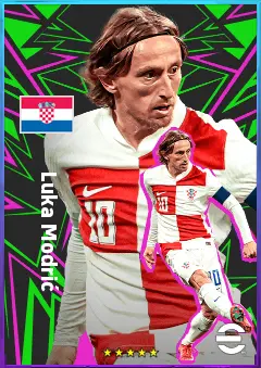 Luka Modrić eFootball 2026 player card, 82 OVR CMF