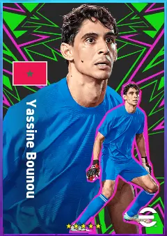 Yassine Bounou eFootball 2026 player card, 84 OVR GK