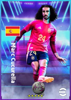 Marc Cucurella eFootball 2026 player card, 81 OVR LB