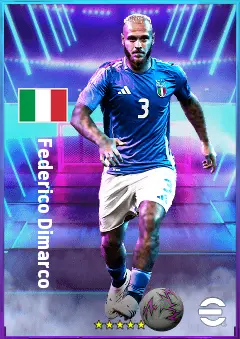 Federico Dimarco eFootball 2026 player card, 82 OVR LMF