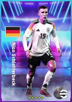 Nico Schlotterbeck eFootball 2026 player card, 84 OVR CB