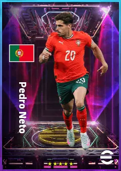 Pedro Neto eFootball 2026 player card, 83 OVR RWF