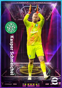 Kasper Schmeichel eFootball 2026 player card, 80 OVR GK
