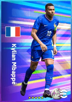 Kylian Mbappé eFootball 2026 player card, 86 OVR CF
