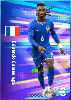 Eduardo Camavinga eFootball 2026 player card, 84 OVR CMF