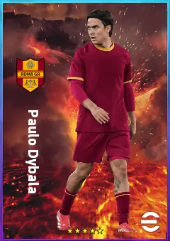 Paulo Dybala eFootball 2026 player card, 82 OVR SS