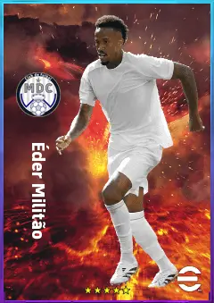Éder Militão eFootball 2026 player card, 83 OVR CB