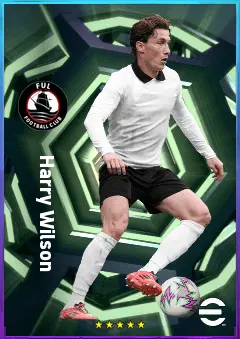 Harry Wilson eFootball 2026 player card, 80 OVR RWF