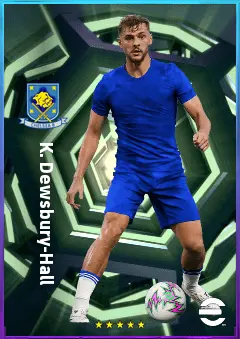 K. Dewsbury-Hall eFootball 2026 player card, 80 OVR CMF