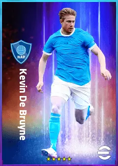 Kevin De Bruyne eFootball 2026 player card, 83 OVR AMF