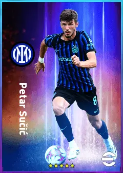 Petar Sučić eFootball 2026 player card, 80 OVR DMF