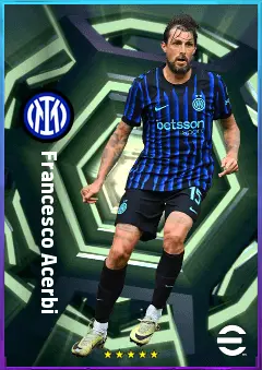 Francesco Acerbi eFootball 2026 player card, 83 OVR CB