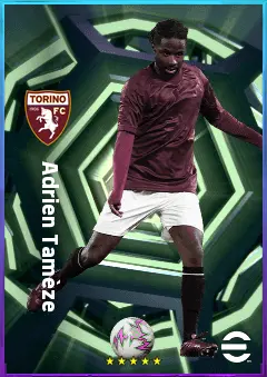 Adrien Tamèze eFootball 2026 player card, 80 OVR DMF