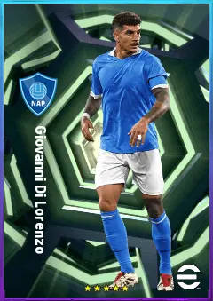 Giovanni Di Lorenzo eFootball 2026 player card, 83 OVR RB