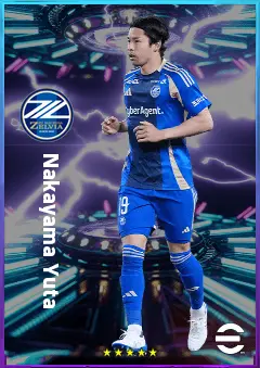 Nakayama Yuta eFootball 2026 player card, 76 OVR CB