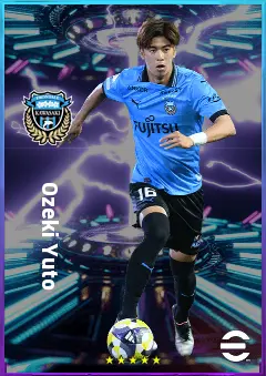 Ozeki Yuto eFootball 2026 player card, 77 OVR CMF