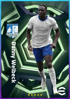 Danny Welbeck eFootball 2026 player card, 80 OVR CF