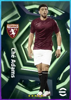 Ché Adams eFootball 2026 player card, 80 OVR CF