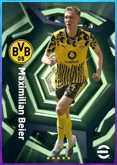 Maximilian Beier eFootball 2026 player card, 81 OVR CF