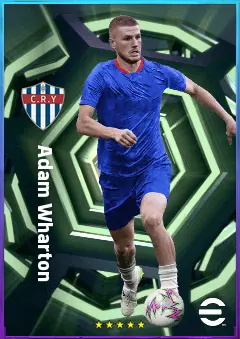 Adam Wharton eFootball 2026 player card, 81 OVR DMF