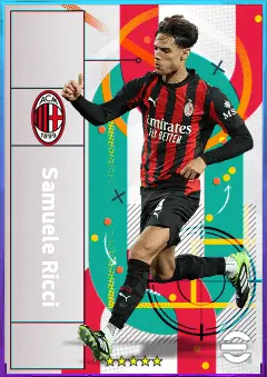 Samuele Ricci eFootball 2026 player card, 81 OVR DMF