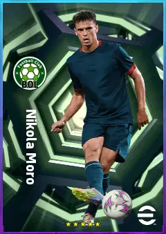 Nikola Moro eFootball 2026 player card, 80 OVR DMF