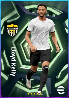 Lloyd Kelly eFootball 2026 player card, 82 OVR CB