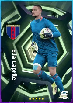 Elia Caprile eFootball 2026 player card, 80 OVR GK