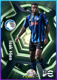 Isak Hien eFootball 2026 player card, 80 OVR CB