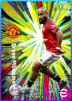 Bryan Mbeumo eFootball 2026 player card, 82 OVR RWF