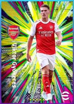 Viktor Gyökeres eFootball 2026 player card, 83 OVR CF