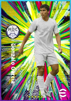 Gonzalo García eFootball 2026 player card, 79 OVR CF