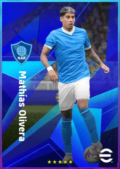 Mathías Olivera eFootball 2026 player card, 81 OVR LB